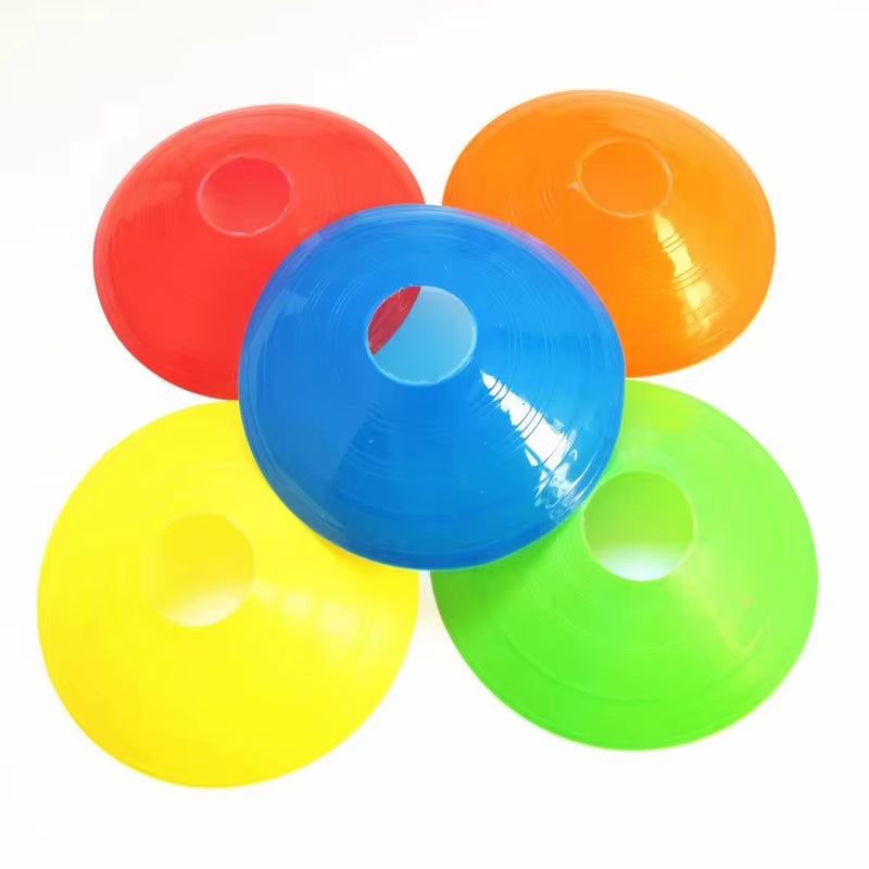 Soccer Training Agility Disc Cones Set - 10/50 Pieces for Enhanced Football Skills