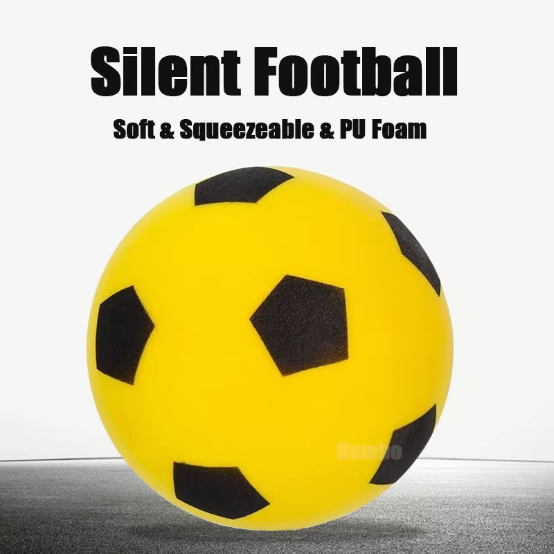 Indoor Silent Foam Soccer Ball - 7/8/9 Inch Mute Bouncing Ball for Children - Ideal Gift
