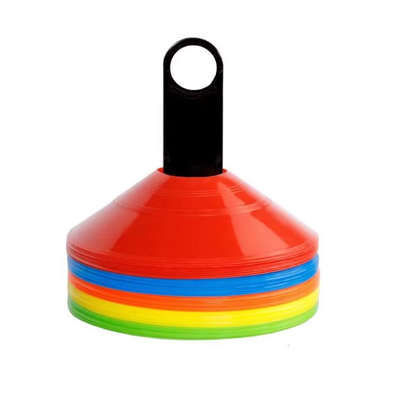 Soccer Training Agility Disc Cones Set - 10/50 Pieces for Enhanced Football Skills