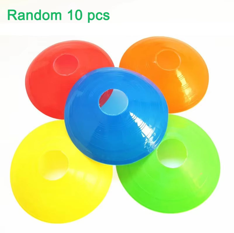 Soccer Training Agility Disc Cones Set - 10/50 Pieces for Enhanced Football Skills
